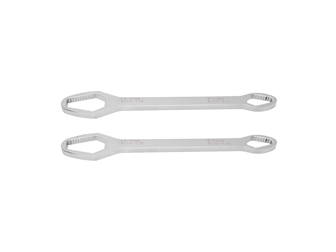 2pcs Chave Ajustável Bica Dupla Auto | S/MARCA