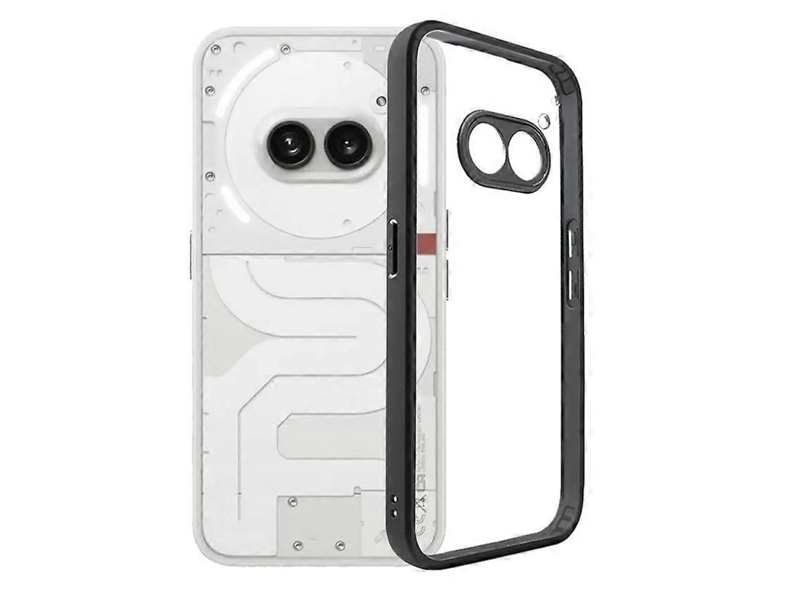 Yuru capa de Celular em Pc Transparente com Tpu Esbranquiçado Híbrido