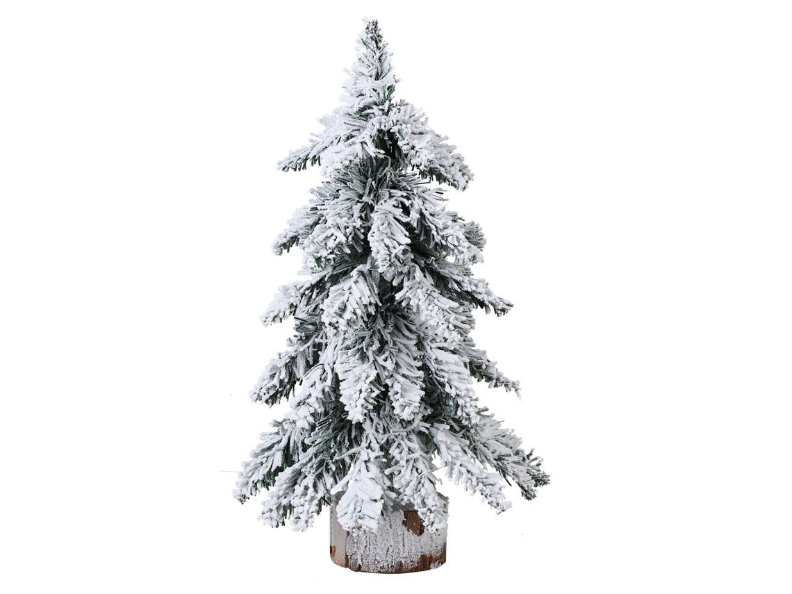Árvore De Natal Artificial De 45cm Com Luzes E Flocos De Neve – Decoração De Mesa Laxiscreed