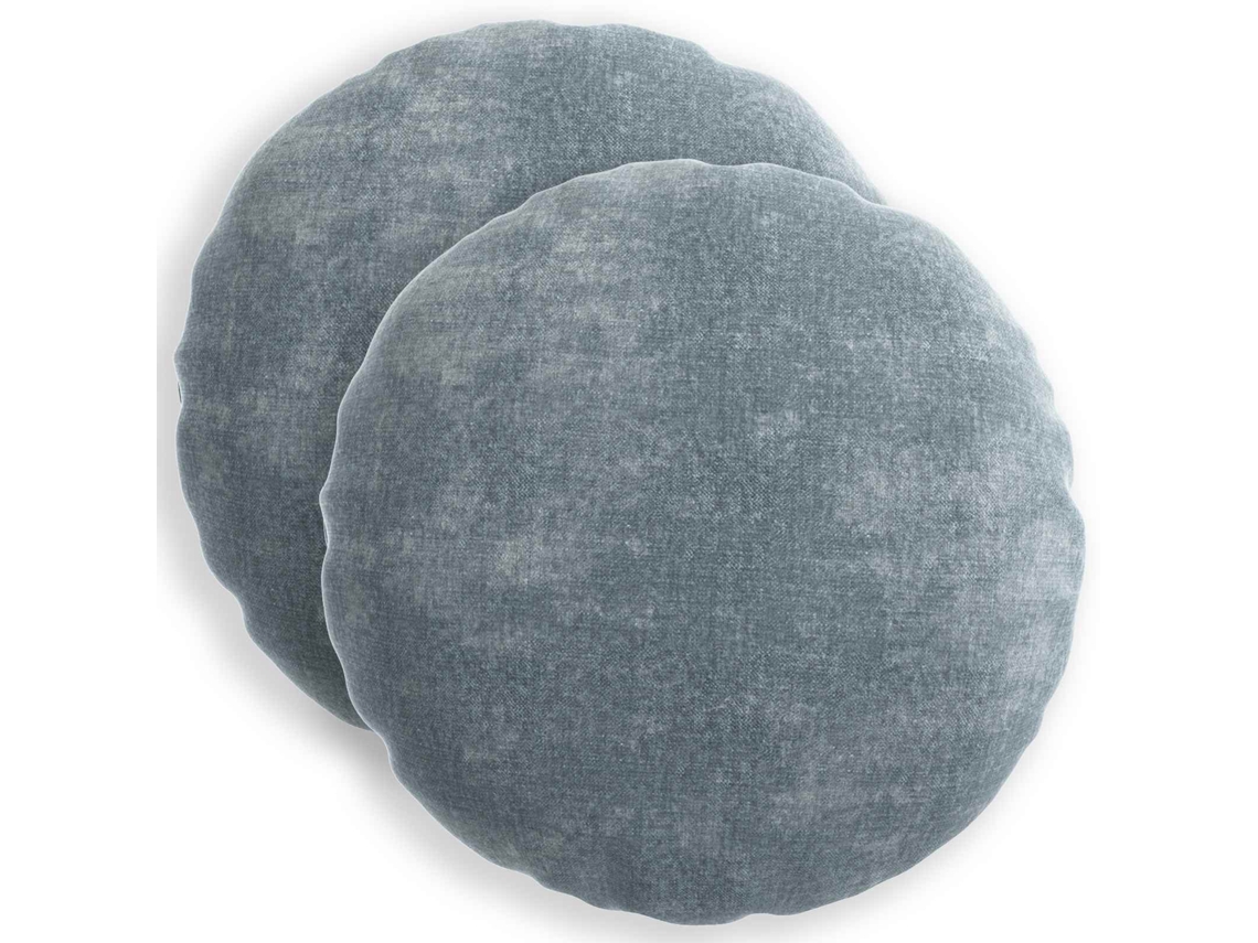 Vidaxl Capa Almofada 2 Unid. Heerlen Azul-claro Ø 60 Cm