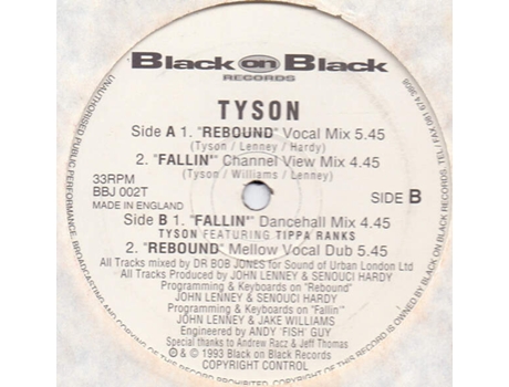 Vinil Rebound / Fallin Black On Black Records