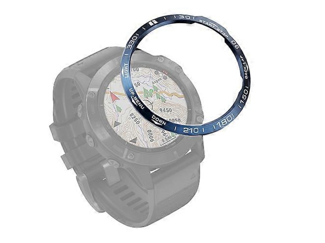 Para Garmin Fenix ​​​​6x/6x Pro/6x Safira Relógio Inteligente Anel De Aço Moldura, Versão A Nostalgia88