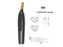 Aparador Elétrico Ultrafino, Preciso e Portátil de Pelos do Nariz e Das Orelhas À Prova D'água, Seguro e Higiênico. MDUG