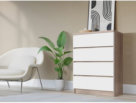 Cómoda Milan CSD Branco (LAP80x95x40cm)