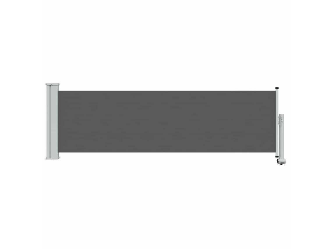 Conjunto 1 Barreira De Pátio Vidaxl Antracite Poliéster (80 X 300 Cm)