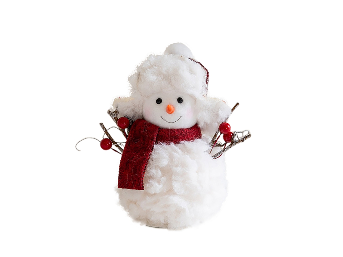 Laxiscreed Boneco De Natal De Pelúcia E Tricô Para Decoração De Mesa Pequena