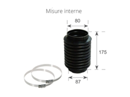 Botas de Escape Aq200-250-270-275-280 Preto Prateado 175 X 87 X 80 Mmfinnord