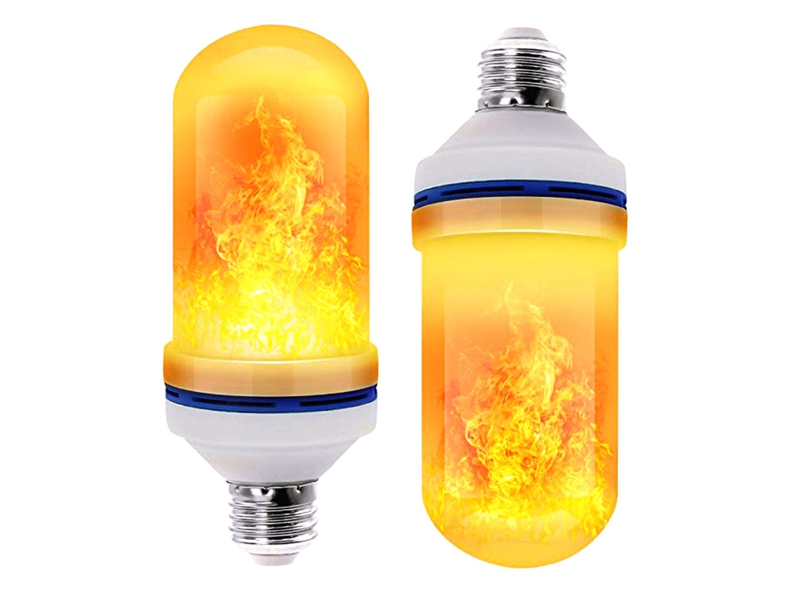 Lâmpada Led Efeito Chama 5w E27 Festa Ambiente Romântico S/MARCA