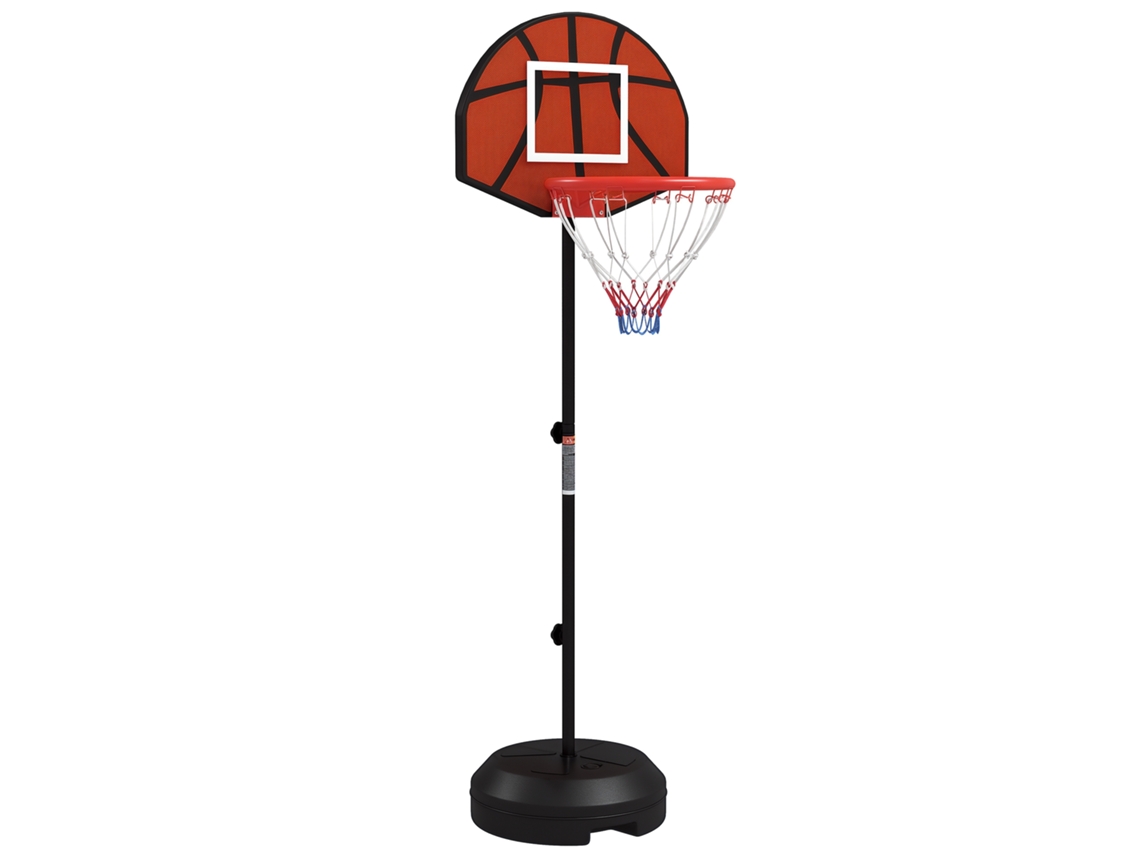 Cesto de basquete ajustável BTFORUS, 98 a 148cm, preto, com alvo de dardos magnético