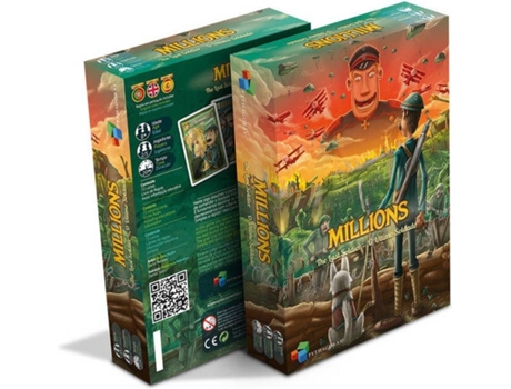 Jogo de Tabuleiro Millions, o Último Soldado (Idade Mínima: 10 - Nível Dificuldade: Intermédio)