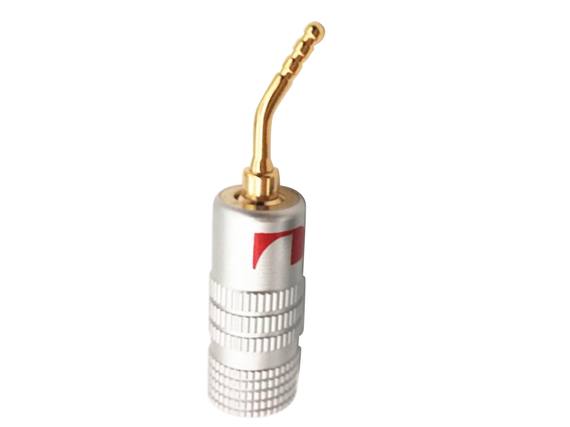Conector Banana LAXISCREED Ouro 2mm Cobre Puro