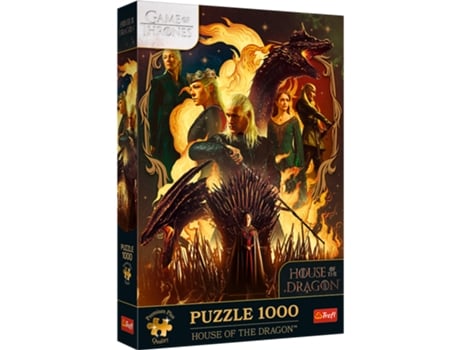 Puzzle 1000 Premium Plus Dragons Kin Trefl 12068 Trefl Puzzle