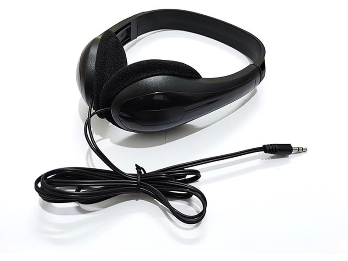 Fones De Ouvido Leves Em Abs Compatíveis Com Conexões 3, 5mm E 6, 5mm Para Configuração De Áudio Flexível Em Diversos