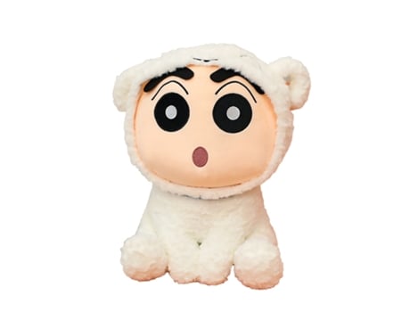 45cmpequeno Cão Branco Transforma Se Em Um Boneco De Boneco De Pelúcia. Marca Não Disponível