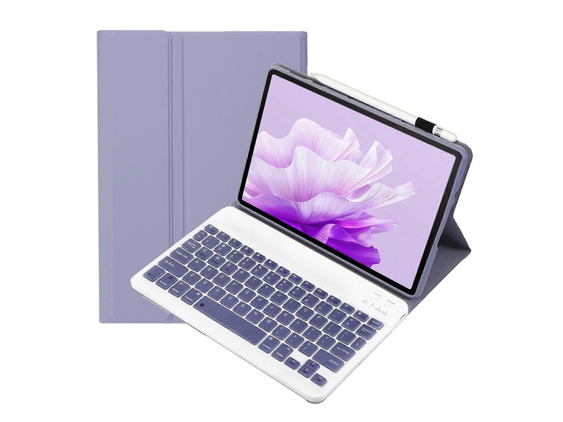 Capa De Couro Ultrafina E Destacável Com Teclado Bluetooth Para Tablet Huawei Matepad 11.5 S 2024 (ah20)