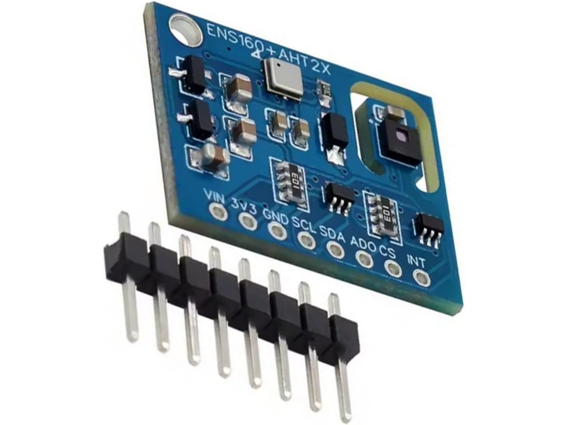 Sensor De Dióxido Carbono No Ar Compatível Com I2c Ens160+aht21, Módulo De Sensor Industrial Ccs811