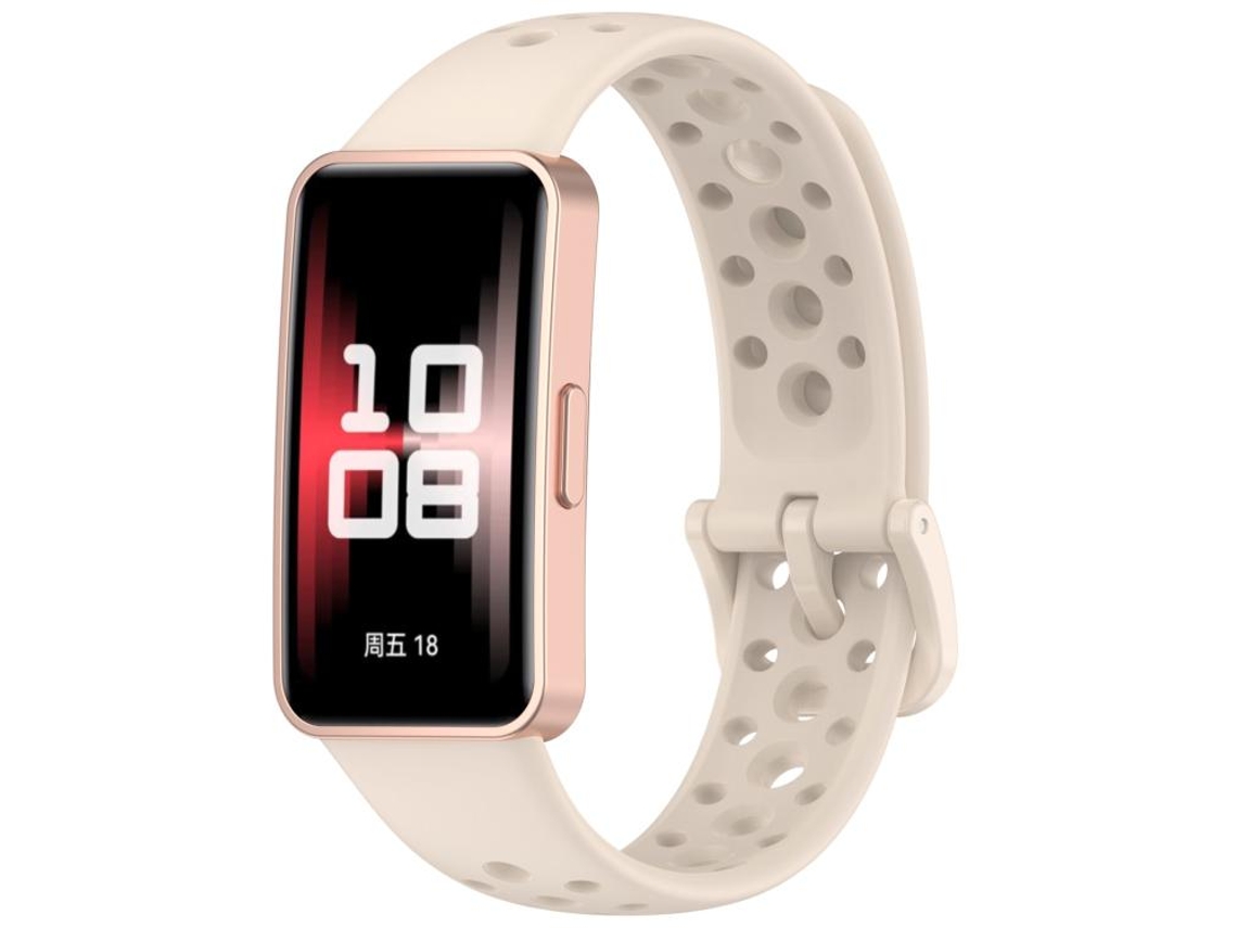 Bracelete Para Huawei Band 10 / 9 / 8 - Silicone Respirável - Estilo Hole Starlight
