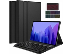 Capa Com Teclado Bluetooth Compatível Com Samsung Tab S6 Lite 10.4 P610/p615