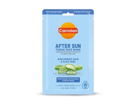 Máscara de rosto After Sun Tissue Aloe Vera Carroten
