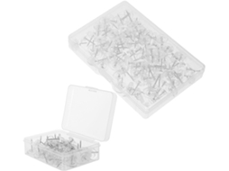 Conjunto De 150 Tachinhas Transparentes Com Cabeça Redonda, Design Criativo E Durável, Fáceis De Usar Para Artesanato