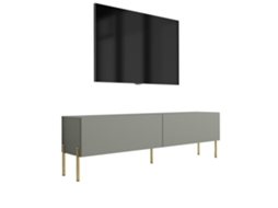 Móvel Tv : Aloe, 140 X 52 X 32 Cm, Patas Douradas 3E 3XE LIVING.COM