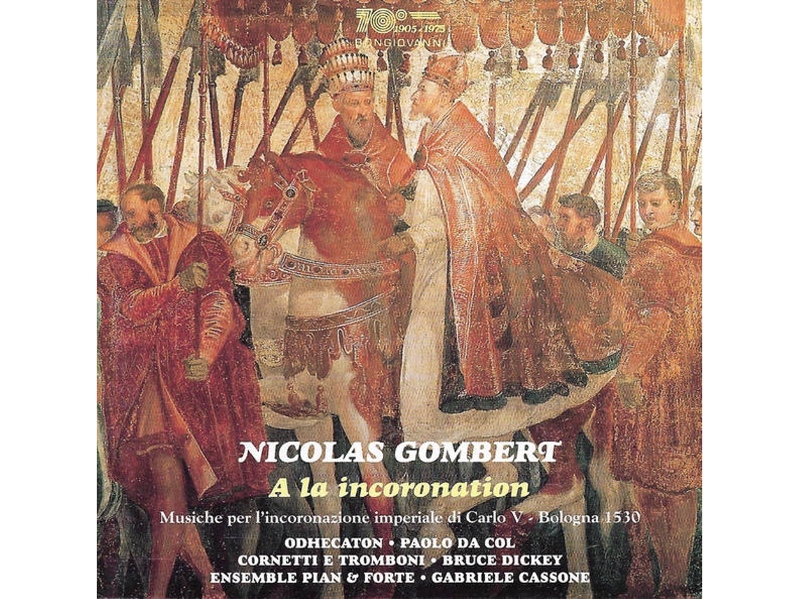 CD Nicolas Gombert, Paolo Da Col, Bruce Dickey, Gabriele Cassone - A La Faveur De L'Automne (1CDs)