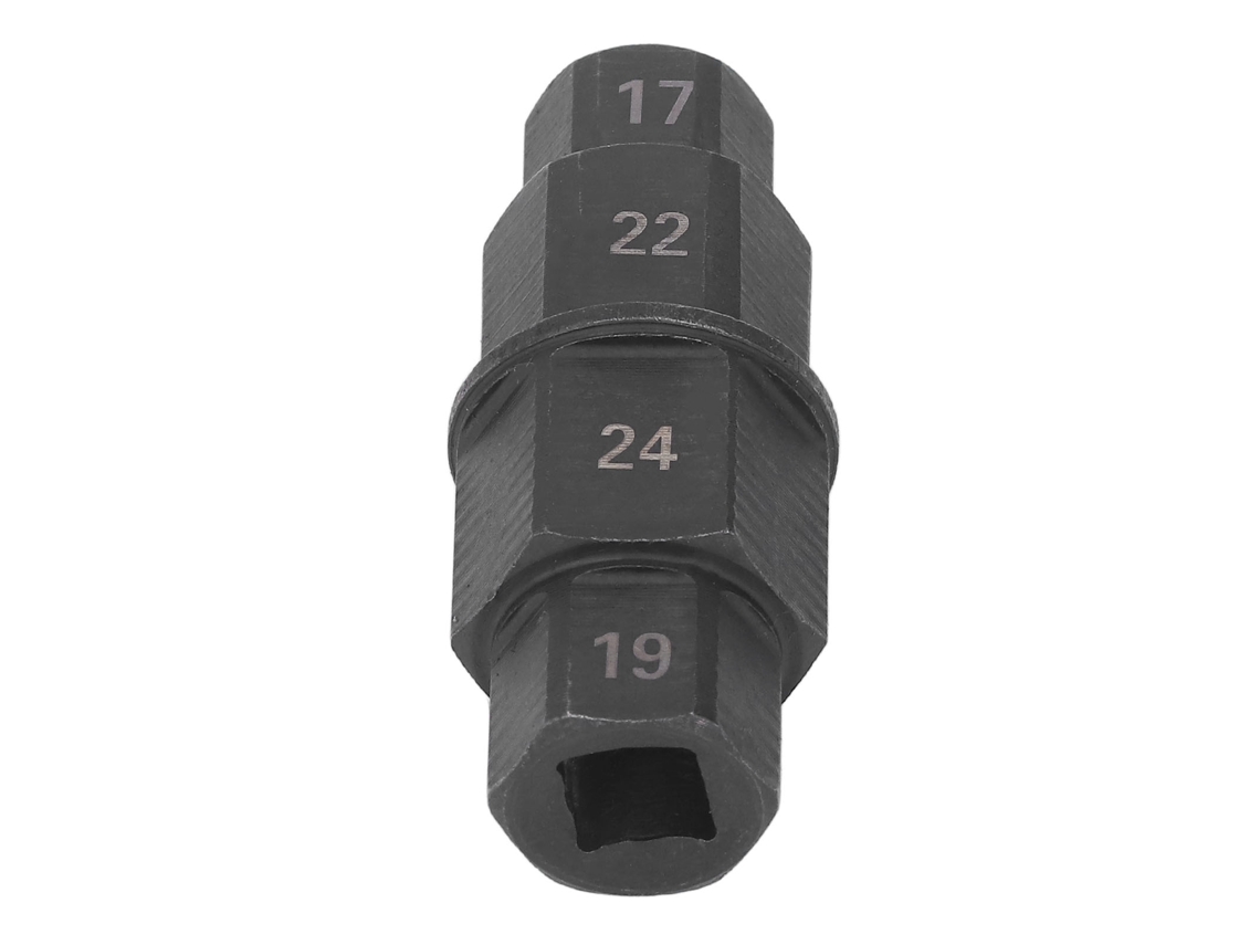 Ferramenta De Eixo Hexagonal Para Moto, Chave Para Remover Eixo Dianteiro 17 19 22 24mm Preto