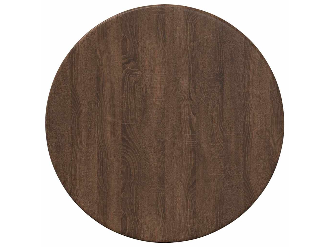 Conjunto 1 Tampo De Mesa Vidaxl Castanho Derivados De Madeira (ø 30 X 1,5 Cm)