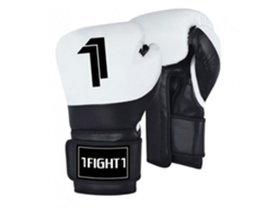 Luvas De Boxe 1fight1, Brookling, Pretas E Brancas. Brilvibera