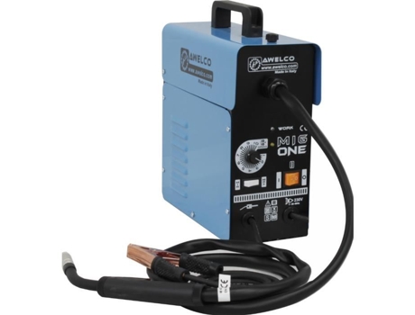 Máquina de Solda Mig Mig One Fio Tubular Monofásico 95A Azul AWELCO