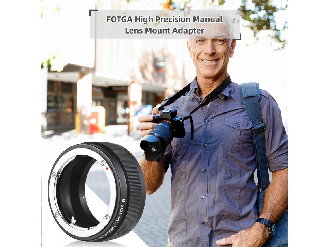 Adaptador De Apoio De Lente Câmera Conversor Compatível Canon