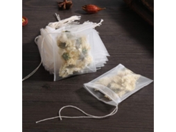 50 Saquinhos De Chá Descartáveis ​​para A Granel, Ervas E Especiarias. Infusão Pequenos, Malha Fina, Com Fecho Cordão, Ideais Para Infusões