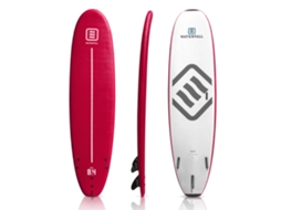 Prancha de Surf WATERFALL Soft Top Rise 8'4 V2 com 3 stringers um leash e 3 quilhas