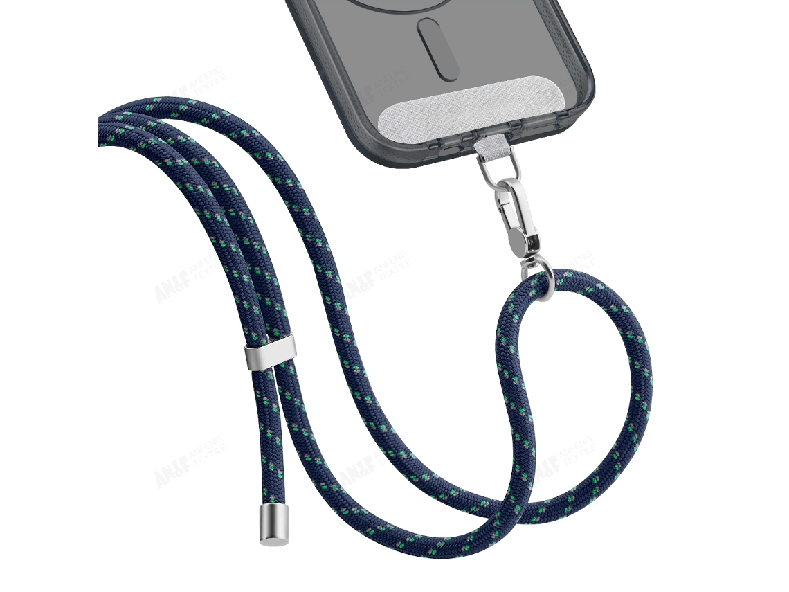 Qu-alças Ajustáveis ​​de Poliéster Para Celular, Cordão Para Iphone, Acessórios De Corrente Da Moda, Presente Versátil De Poliéster