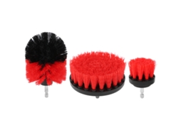 Kit De Escova Para Furadeira Escovador Elétrico Ferramenta De Limpeza Industrial All Purpose Vermelho