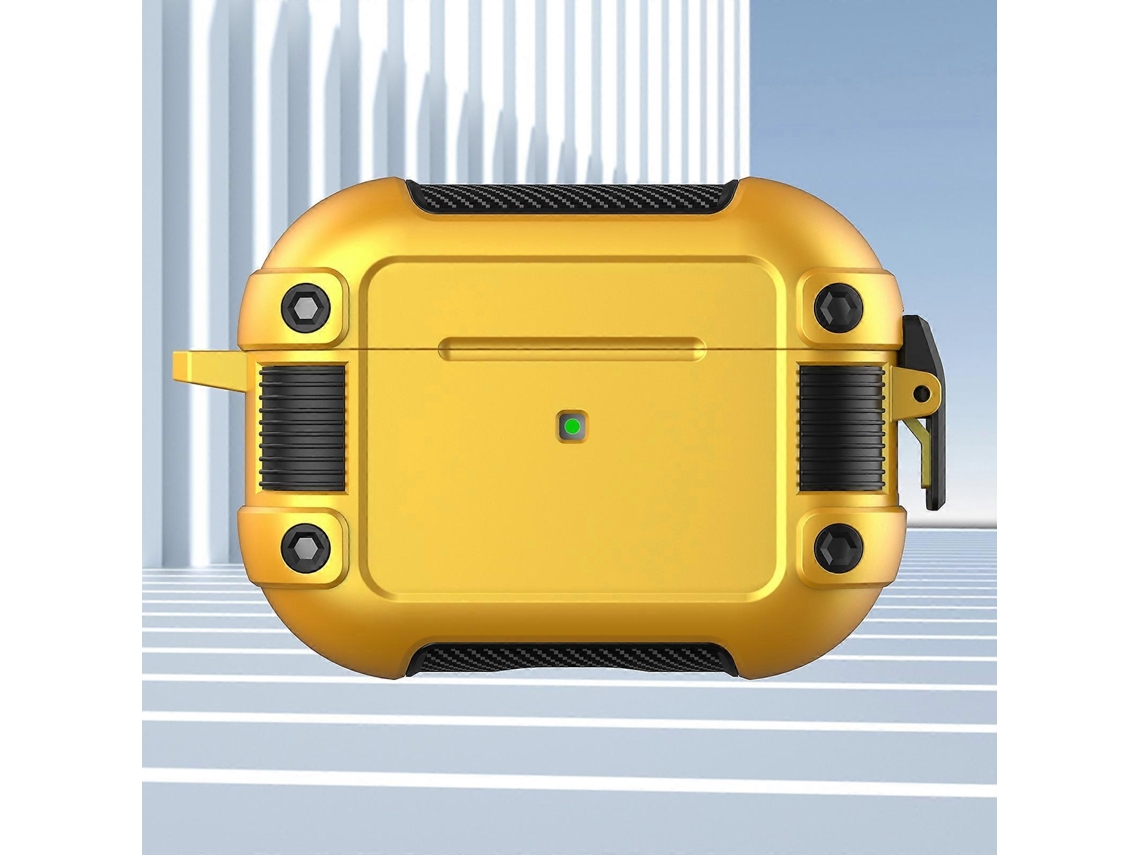 Capa Protetora Tank Tpu+pc para Fones de Ouvido Sem Fio Airpods Pro GIECY