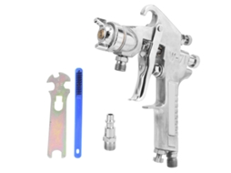 Pistola de Pintura Pneumática W 71 com pote 1.3mm ferramenta de pulverização industrial e residencial | S/MARCA