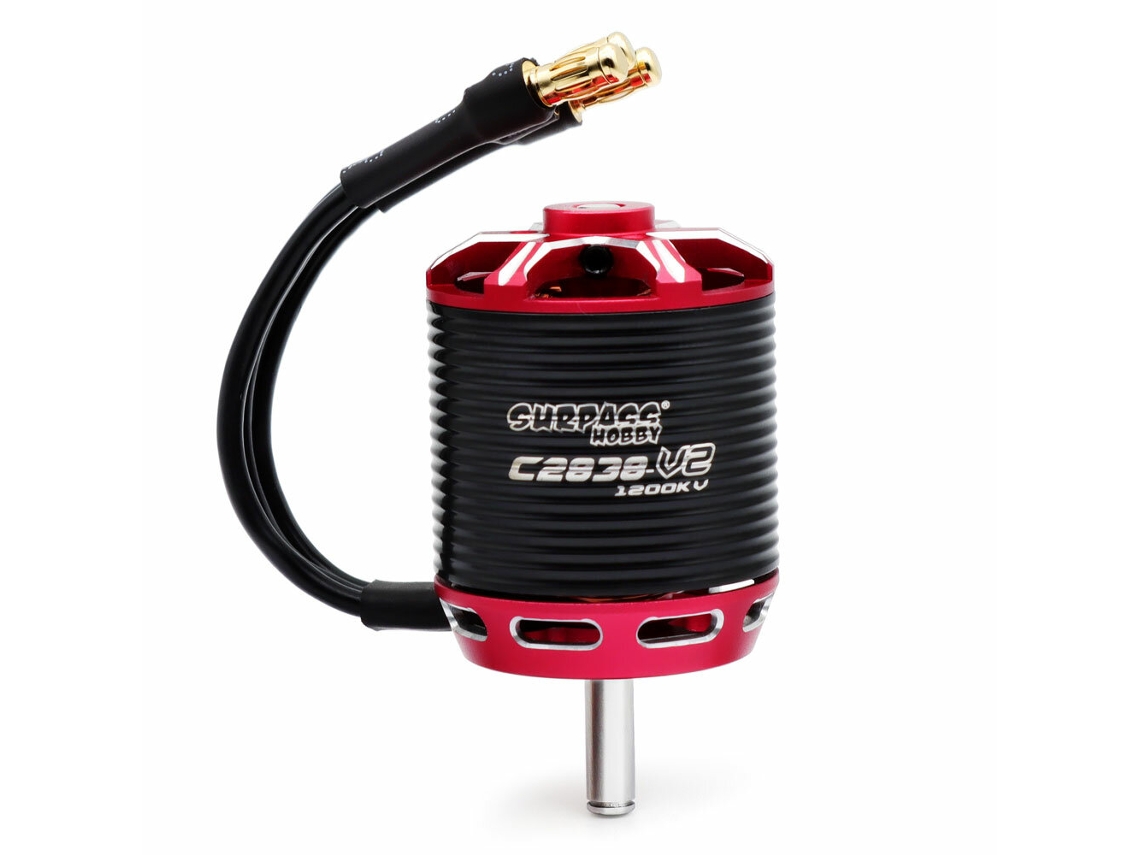 Motor Sem Escovas Surpass Hobby C28 Series V2 C2838 600kv/ 800kv/ 1000kv/ 1200kv Outrunner Para Avião Rc
