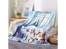 Manta de Flanela Fansu Estampa 3d Macia e Felpuda Ideal para o Inverno Perfeita Cama Ou Sofá Adequada Adultos