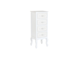 Cômoda Romantic Home Esprit, Madeira Branca (36x40x100cm)