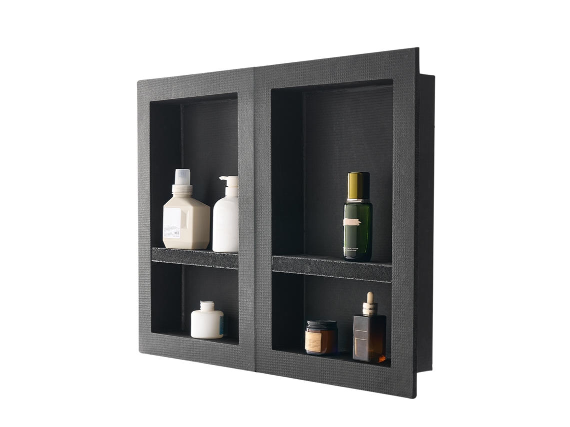 Nicho De Chuveiro Embutido 40,6 X 61 Cm E 40,6 X 61 Cm Prateleira De Parede Para Casa De Banho Vevor