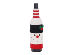 Capa De Garrafa De Vinho Decoração Natalina Estilo Adorável