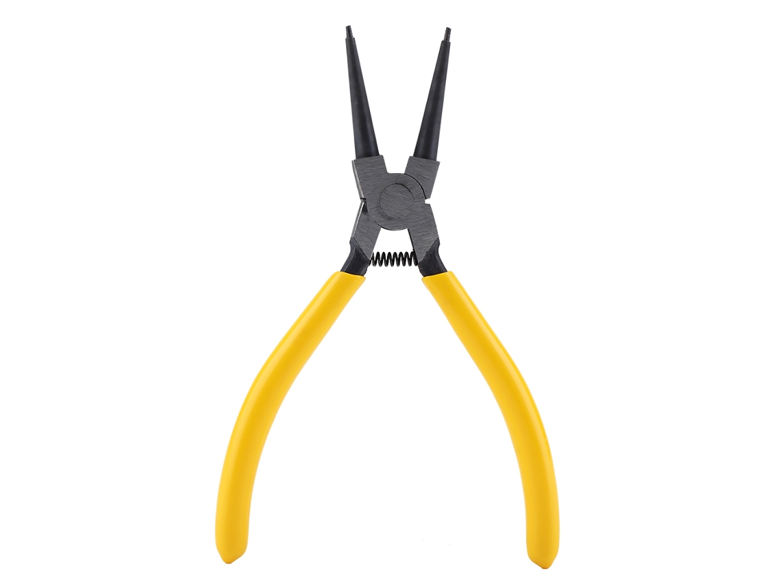 Alicate De Retenção Circlip Curvo De Aço Inoxidável 6 Polegadas Ferramenta Mecânica Tu-150hs