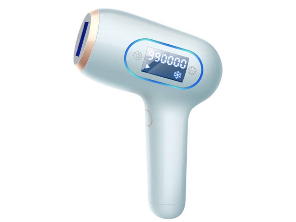 Depiladora De Luz Pulsada, 350.000 Ipl, 2 Modos, Depiladora Permanente De 5 Níveis Yizhood (azul)