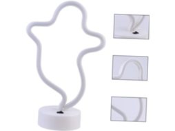 1 Luminária Led Decorativa Com Base Para Noite, Ideal Para O Halloween, Sem Bateria