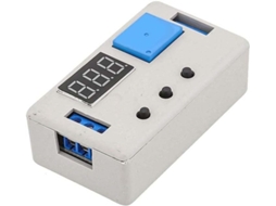 Relé Temporizador Digital De 12v Com Display Led Faixa Tempo 0