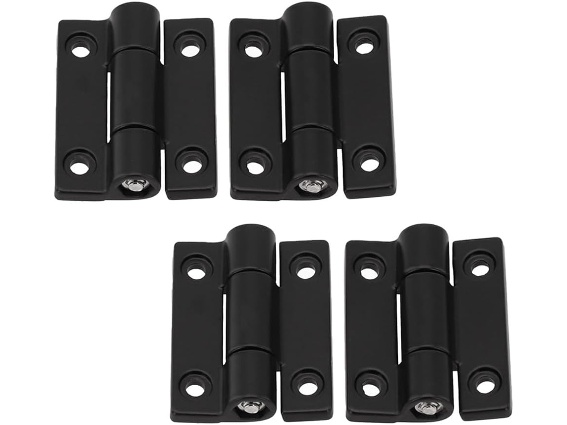 Zyncue 4 Peças Dobradiças Ajustáveis Para Amortecimento De Torção Em Liga Zinco 26x22mm 36x28mm Móveis, Armários E