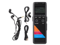 Gravador de Voz Digital LAXISCREED 32gb com Alto falante