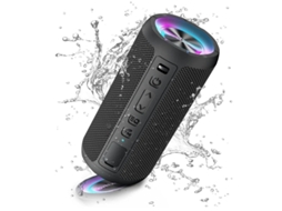 Alto Falante Bluetooth Alto Falantes Portáteis Sem Fio Bluetooth Com Luz Led Volume Mais Alto E Graves Aprimorados Preto Yizhood