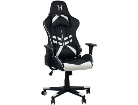 Cadeira de Jogos 7H SEVEN HOUSE Decodificar (Preto e Branco - 73x68x136 cm)